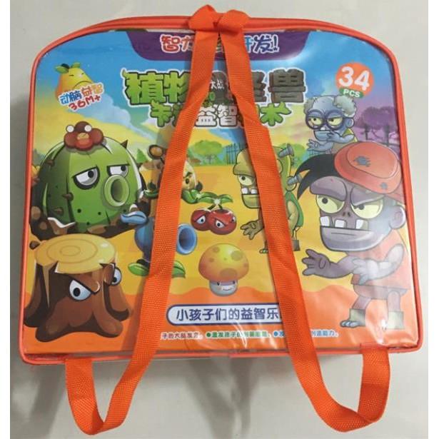 - Đồ Chơi Balo XẾP HÌNH ZomBie 34 Chi Tiết