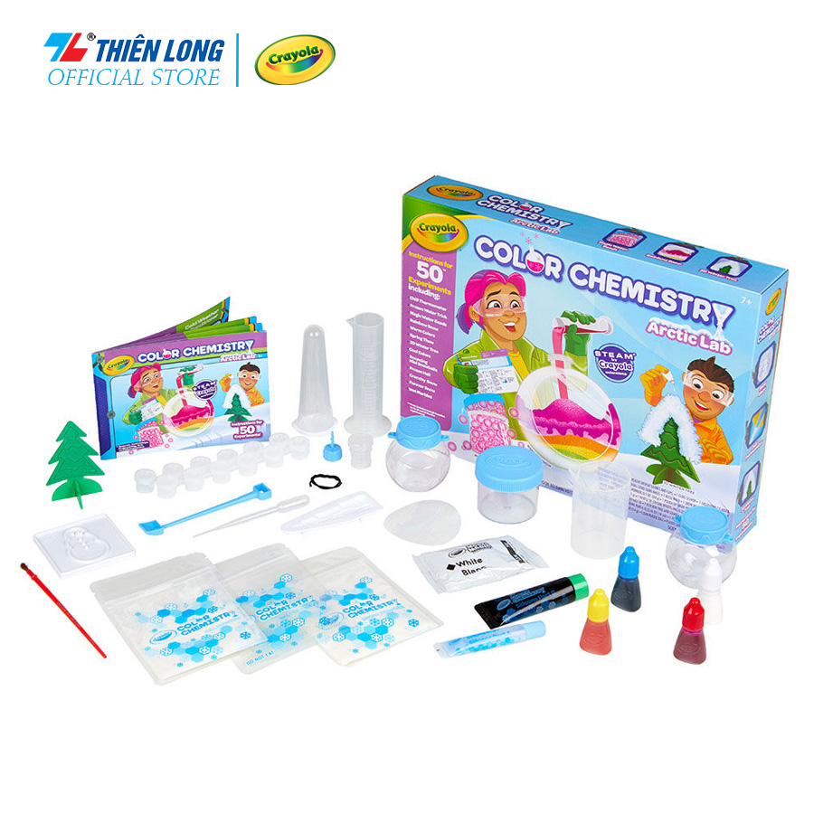 Bộ đồ chơi Thí nghiệm hóa học Crayola Arctic Chemistry Lab Set