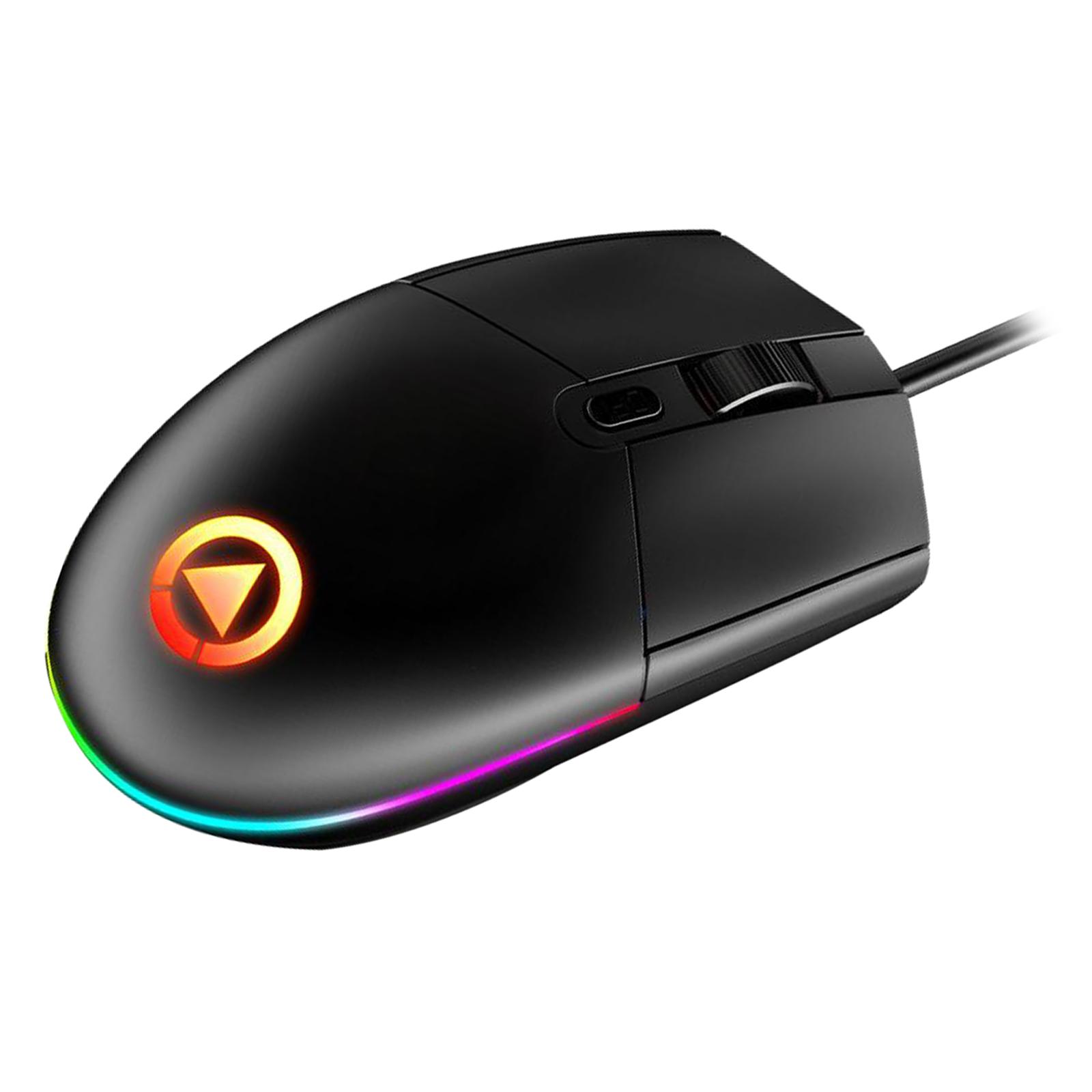 G3SE Gaming Mouse Wired Ergonomic 4 Button 800-1200-1600DPI 4 Modes with Breathing Light for Windows PC