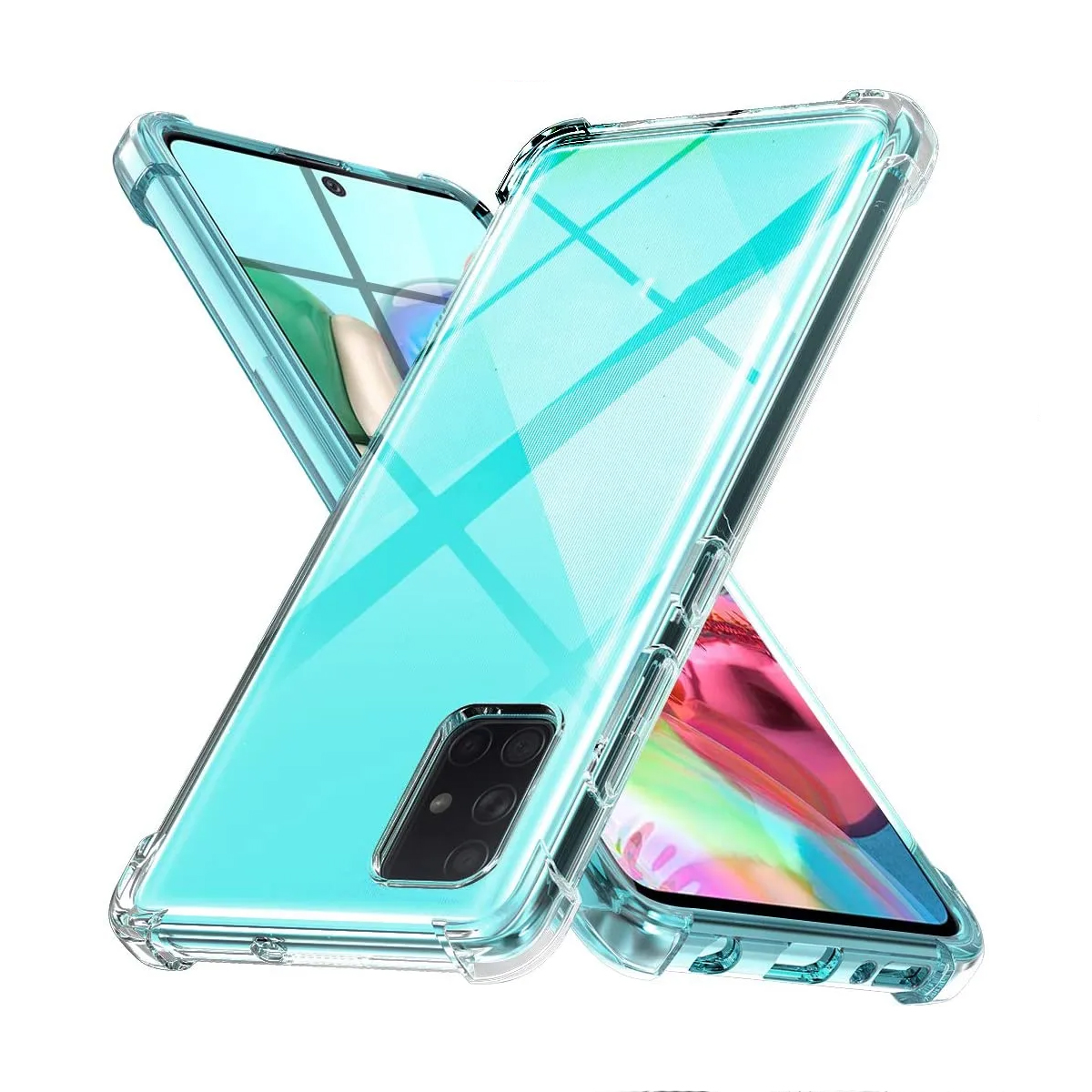 Ốp lưng silicon trong suốt cho điện thoại SAMSUNG GALAXY A12/A21/A23/A31/A32/A33/A51/A52/A53/A71/A72/A73