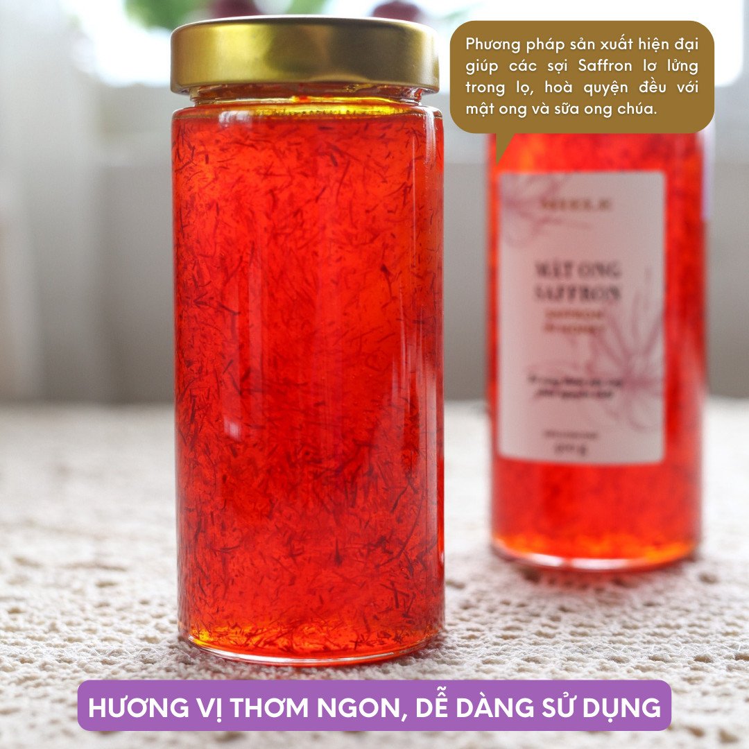 Mật ong saffron Miele 250G