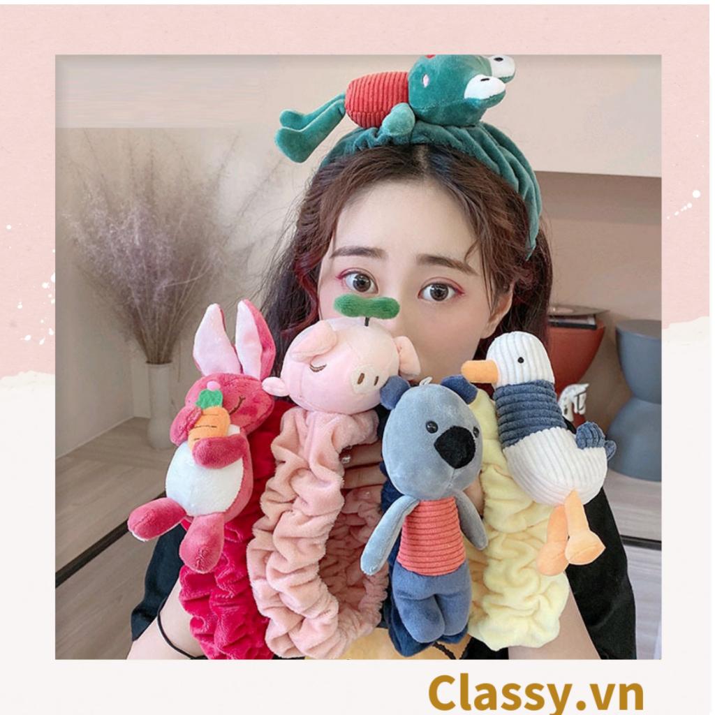 Băng Đô Rửa Mặt Và Băng Đô Cài Tóc Classy Hình tuần lộc, sừng hươu, cua cực cute PK746