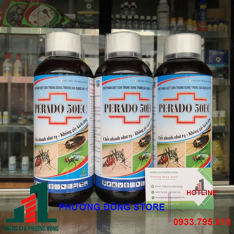 Thuốc diệt muỗi PERADO 50EC _ chai 1 lít