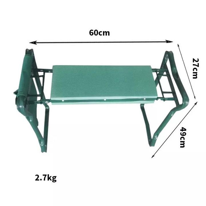 Ghế làm vườn đệm xốp EVA dày rộng kèm túi đựng dụng cụ Garden Kneeler and Seat with Tool Bag Pouch