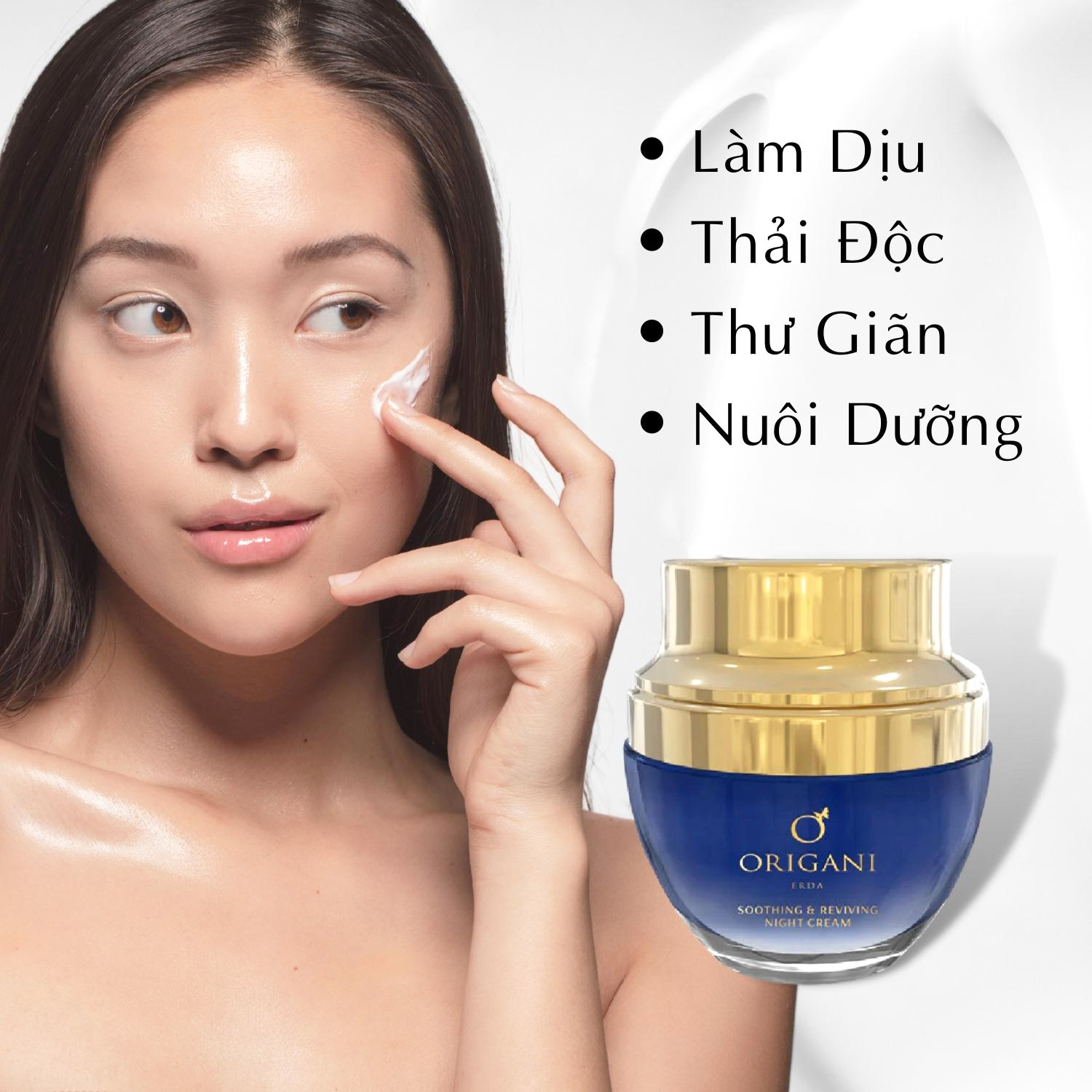 Combo Kem Dưỡng Đêm + Kem Dưỡng Ngày Origani Erda - Erda Rich Hydrating Day Cream + Night Cream Soothing And Reviving,  Có Chứng Nhận Hữu Cơ - Xuất Xứ Úc