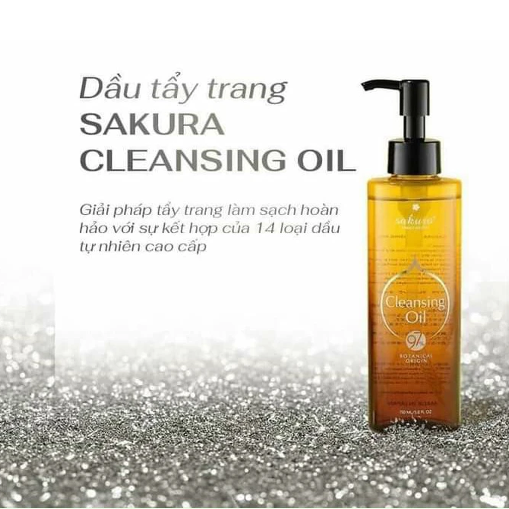 Dầu tẩy trang Sakura Cleansing Oil Nhật Bản 150ml