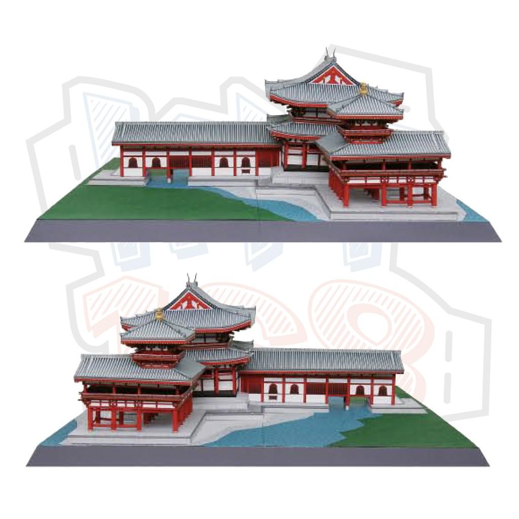 Mô hình giấy kiến trúc Phượng Hoàng Đường Nhật Bản Byodoin Phoenix Hall - Japan