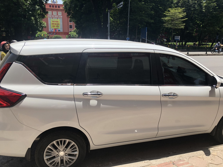 Bộ ốp nẹp viền kính INOX Cao cấp dành cho xe Suzuki Ertiga 2019 - Full chi tiết