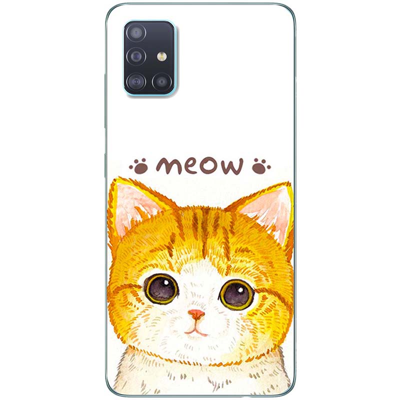 Ốp lưng dành cho Samsung A51 mẫu Meow