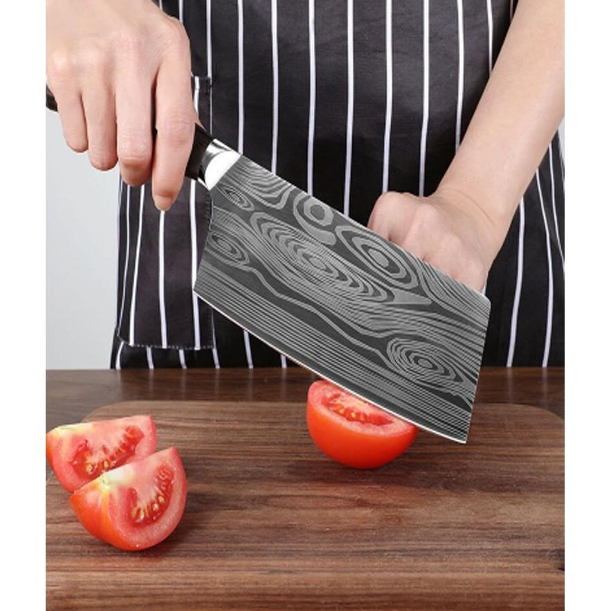 DAO -DAO BẾP NHẬT BẢN USUBA THÉP DAMASCUS MÃ ZDT117 nt topcomshop vn