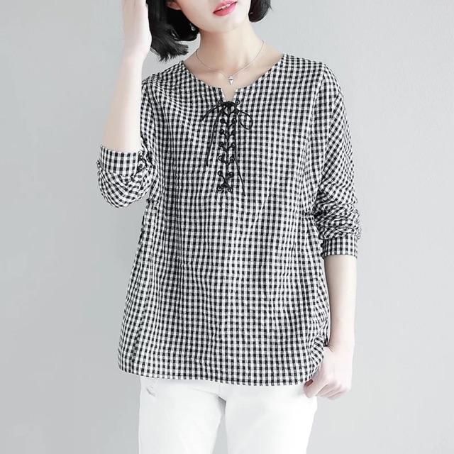 Áo kẻ big size Cao cấp