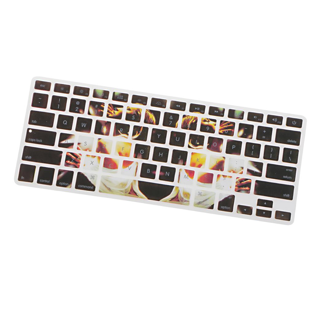 Silicone Soft Decal Keyboard Cover Skin for Laptop MAC Macbook Air/Pro 13 15