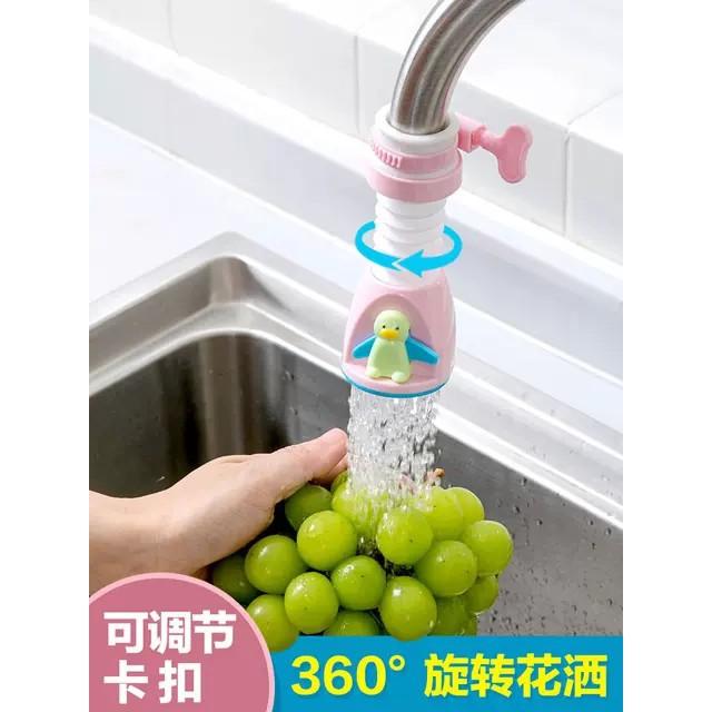 Đầu lọc nước trực tiếp gắn vòi rửa chén chim cánh cụt siêu cute