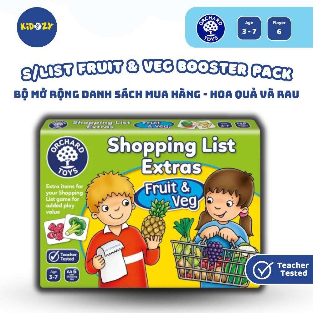 Trò chơi trí tuệ Shopping List Bộ Rau Quả - Orchard Toys phát triển trí tưởng tượng, ghi nhớ của trẻ