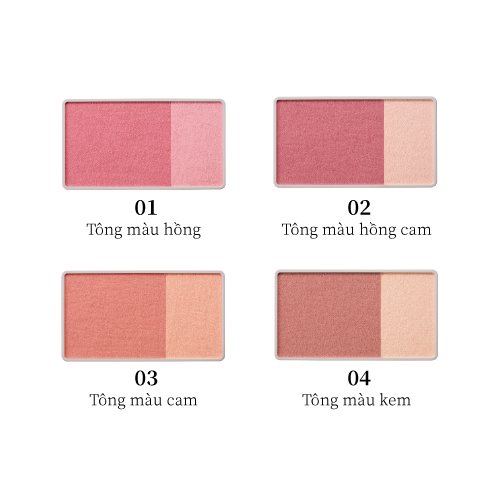 PHẤN MÁ HỒNG HỮU CƠ - naturaglacé CHEEK BLUSH