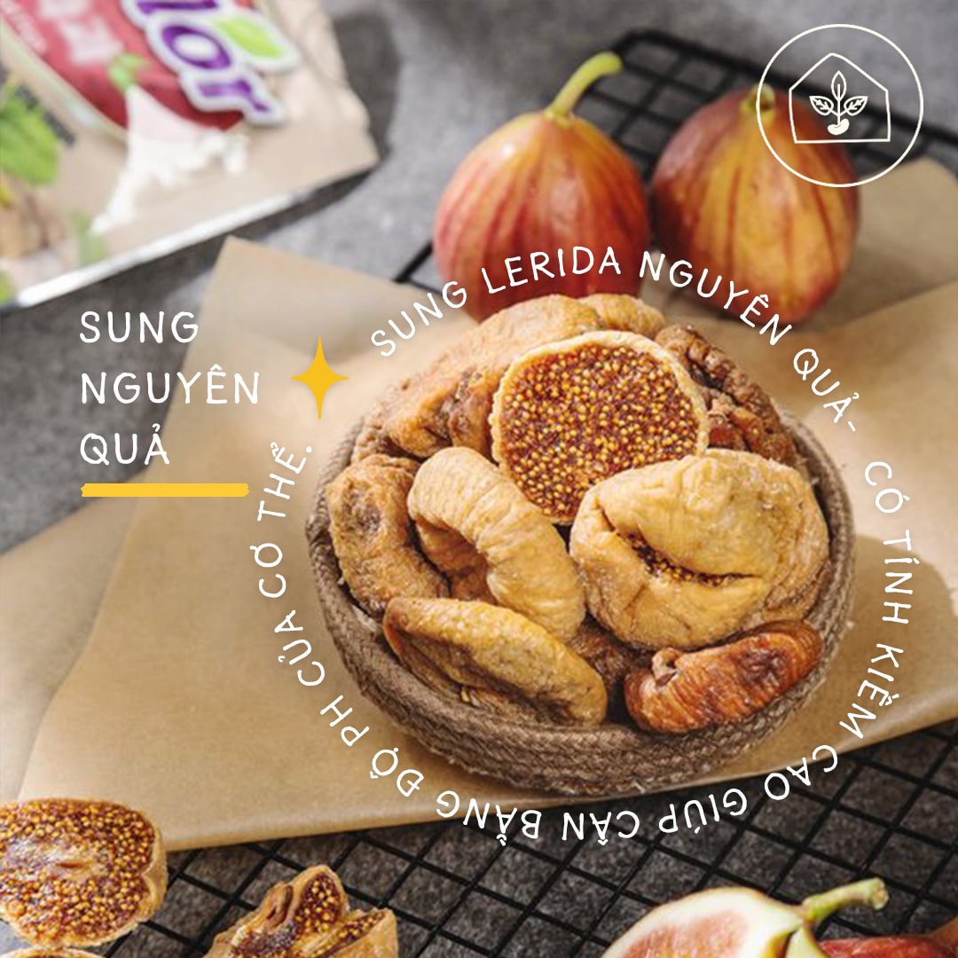 Quả sung Mỹ sấy khô tự nhiên Taylor 190g, không chất bảo quản, không đường | Nhà Đậu | 210