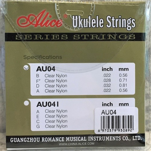 Bộ 4 Dây Đàn Ukulele Alice AU04 ( Kèm 3 Pick Gảy )