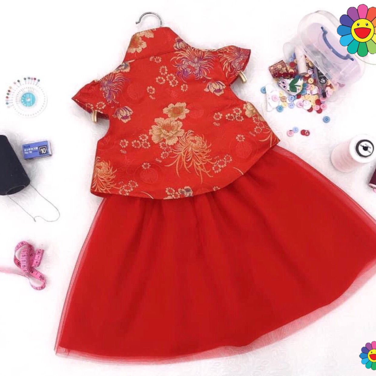 Set hanbok bé gái cực sang SE151