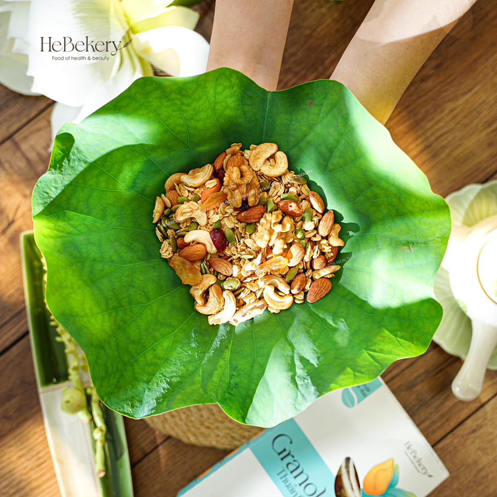 Granola Thuần Chay Nhiều Hạt Ăn Kiêng - Vị Mật Hoa Dừa
