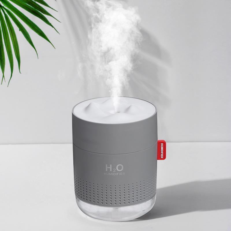 500ML Xông Tinh Dầu Khuếch Tán Máy Tạo Độ Ẩm Không Khí Có Đèn LED Nhà Phòng Siêu Âm Thanh Mát Sương Tinh Máy Khuếch Tán Tinh Dầu Phun Sương Tạo