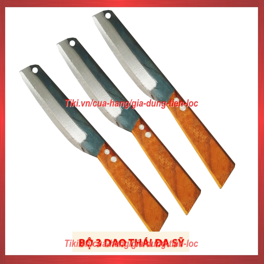 Bộ 3 dao thái nhà bếp 2 size loại tốt