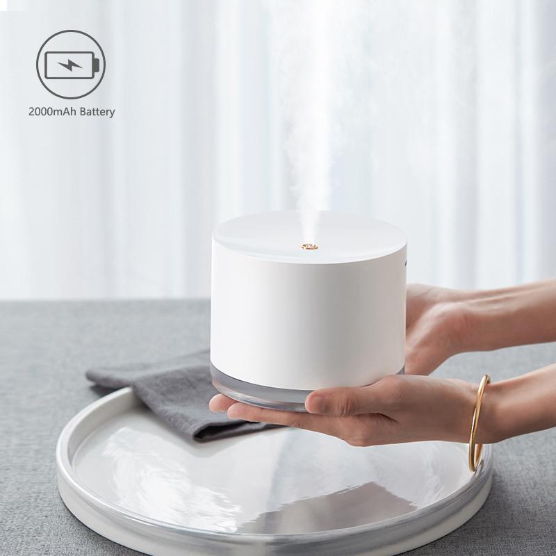 Máy Phun Sương Tạo Độ Ẩm Sạc Usb Di Động Không Khí Ẩm Điện Không Dây Humificador Hương Thơm Khuếch Tán Tinh Dầu Phun Sương Tạo Thanh Lọc Nhà