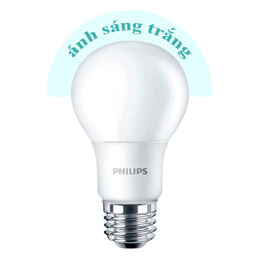 Bóng Đèn Philips LED Ledbulb 7W 6500K E27 A60 - Ánh Sáng Trắng - Hàng Chính Hãng