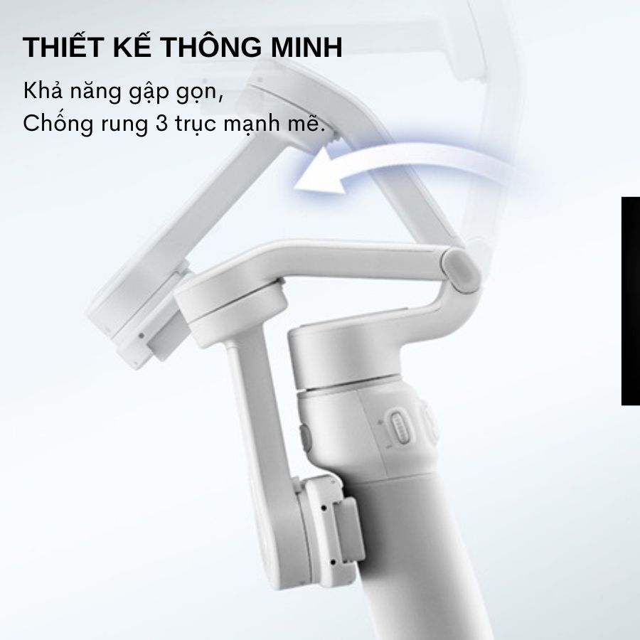 Gimbal Zhiyun Smooth Q4 Combo - Tay cầm chống rung 3 trục dành cho điện thoại tích hợp đèn Led xoay 180 độ ấn tượng- Hàng nhập khẩu