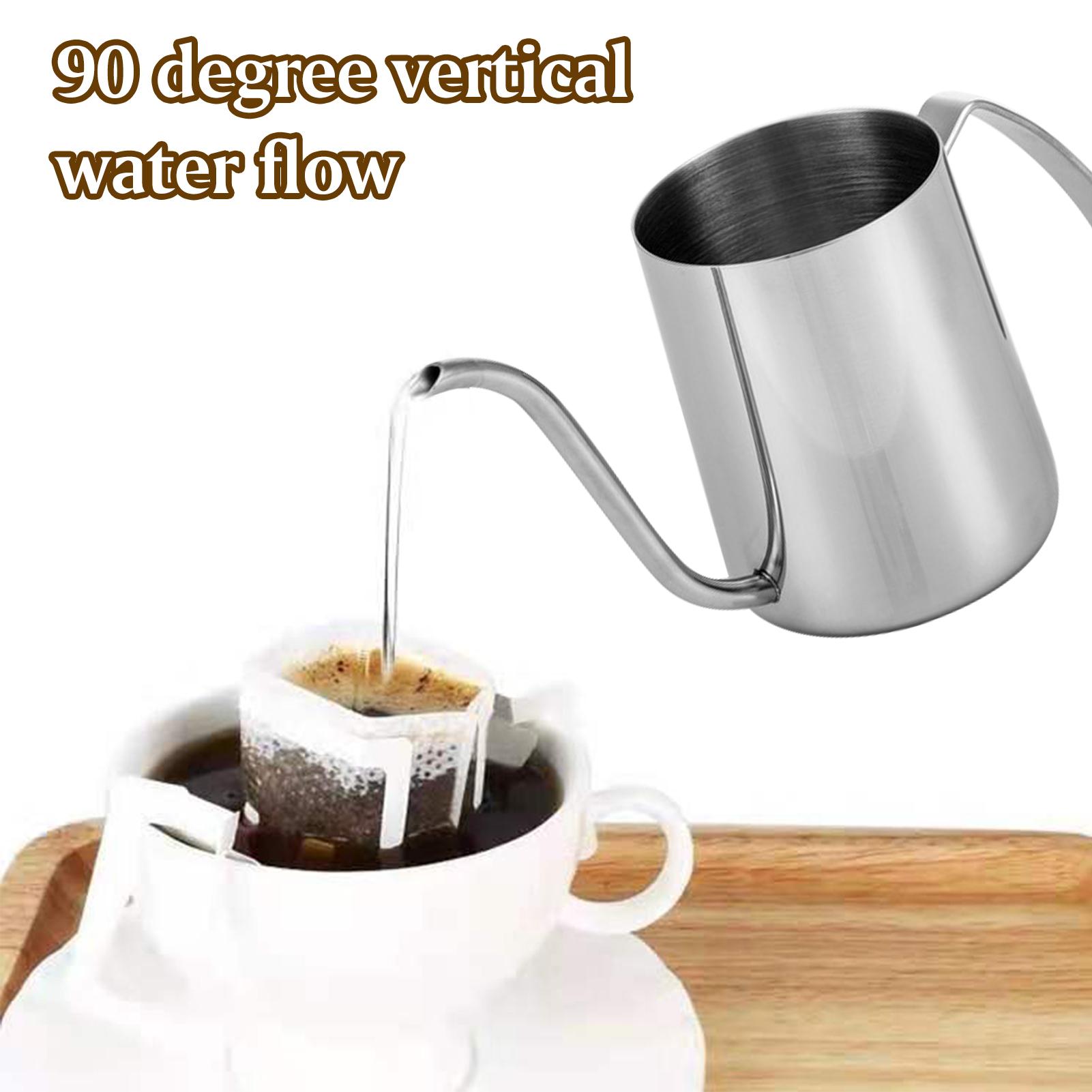 Ấm đun nước cổ ngỗng pha trà, cà phê 350ml bằng thép không gỉ
