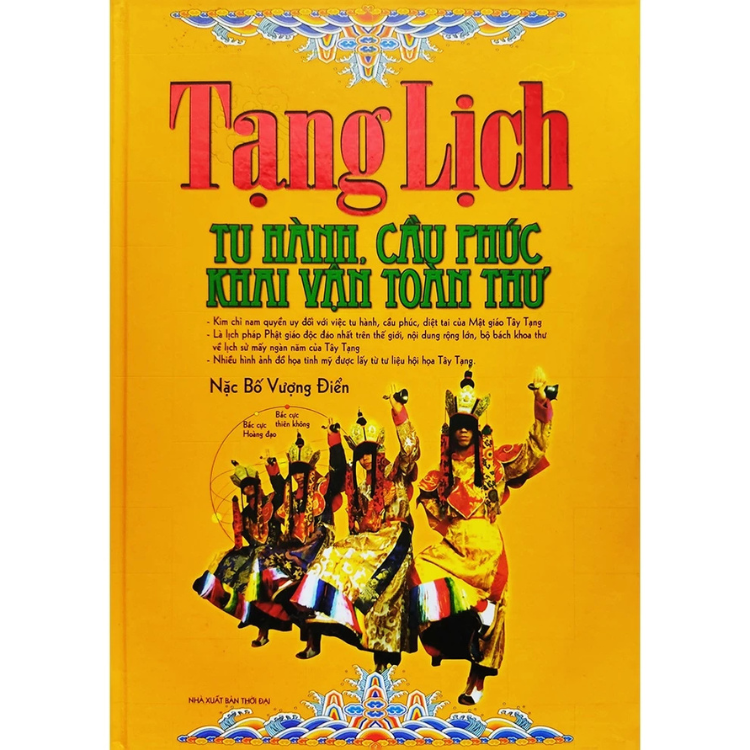 Sách - Tạng Lịch ( Tu Hành Cầu Phúc Khai Vận Toàn Thư ) -  Nặc Bố Vượng Điển - NXB Thời Đại - Minh Lâm