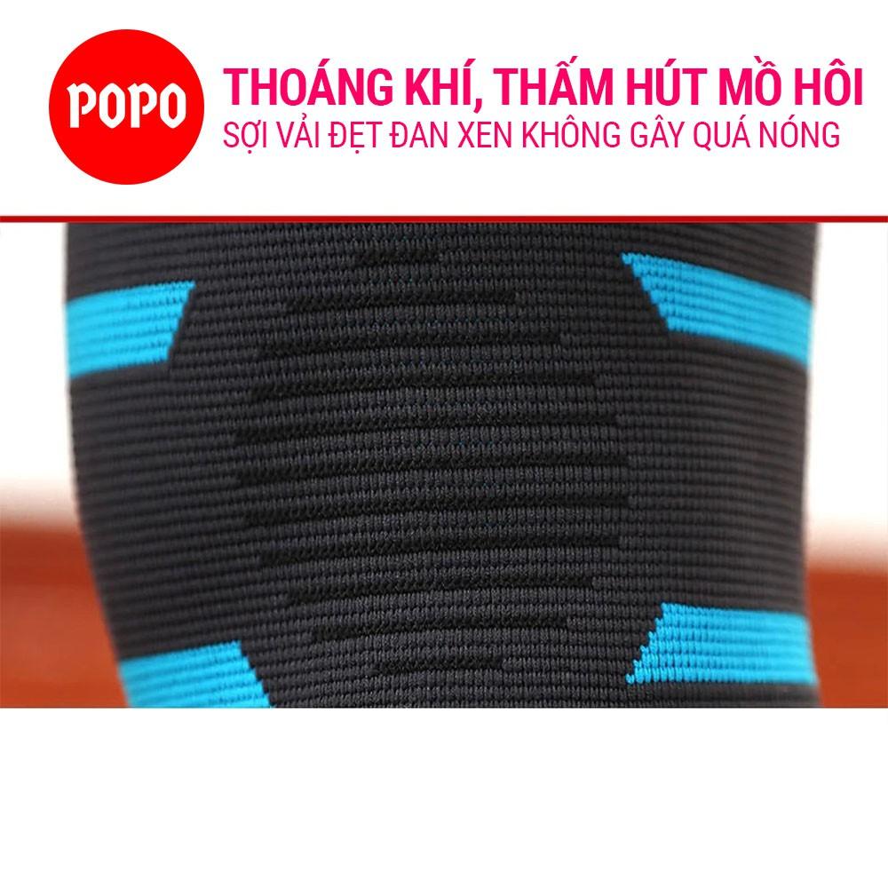 Băng quấn gối bảo vệ gối tránh chấn thương 1123 chất liệu vải dệt 3D co giãn 4 chiều, thoáng khí thấm hút mồ hôi POPO