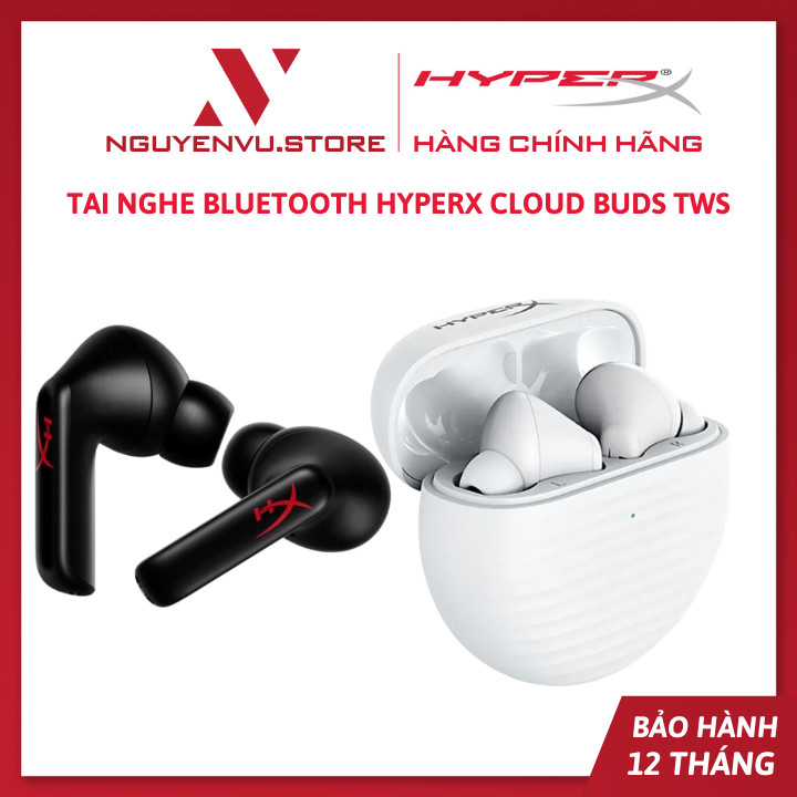 Tai nghe Gaming HyperX Cloud Buds TWS True Wireless - Hàng chính hãng