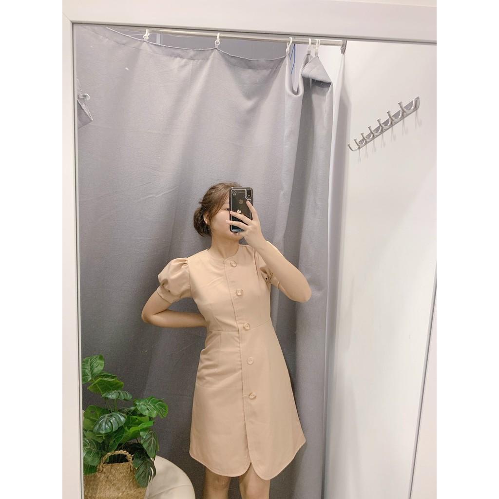 Váy basic màu da HIN DRESS - V033