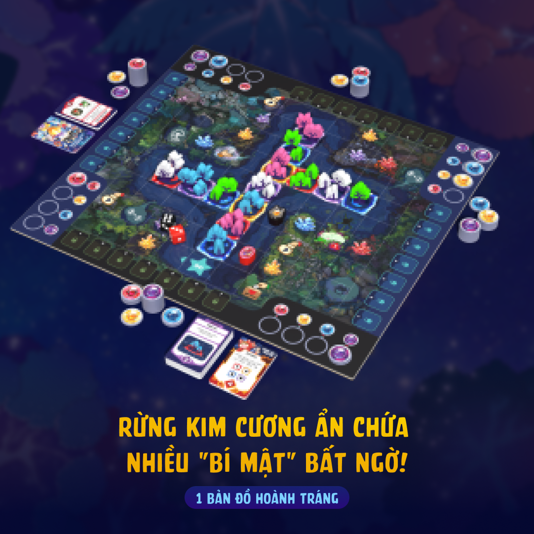 Board game Lớp Học Mật Ngữ - Khu Rừng Kim Cương - Board Game VN