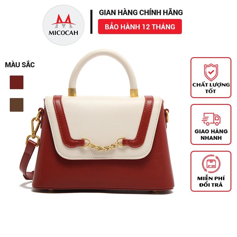 Túi Xách Nữ Chính Hãng MICOCAH Đeo Vai Đeo Chéo Dáng Công Sở Thời Trang Sang Trọng Da Cao Cấp Cực Đẹp MC154 - Micocah