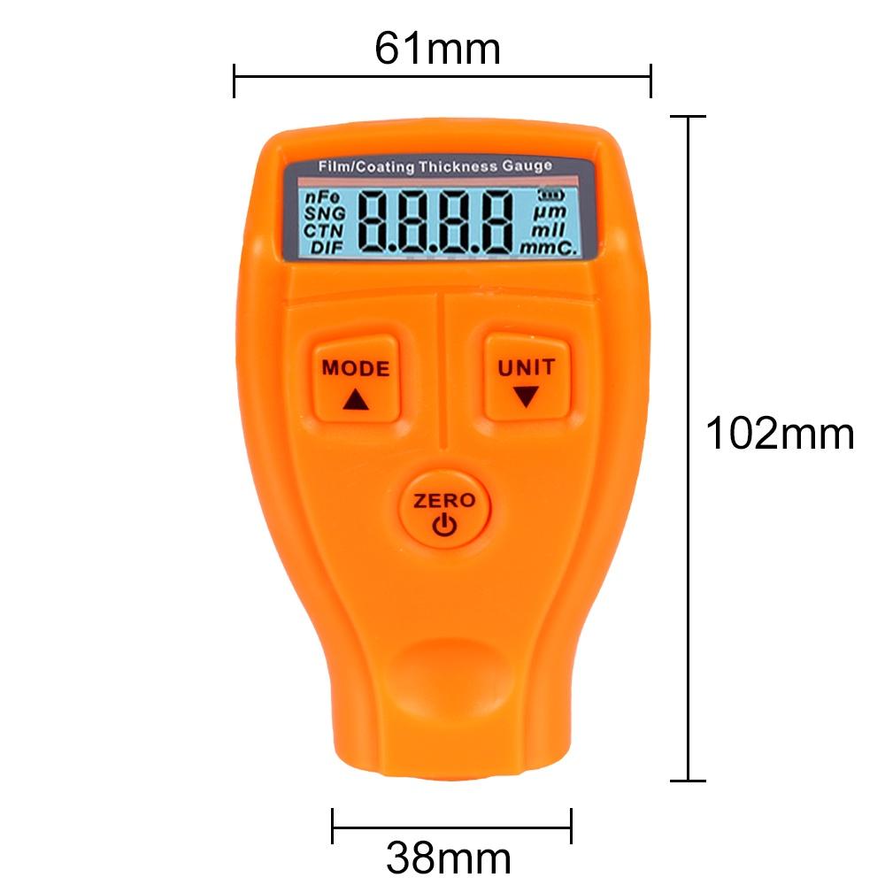 Máy đo độ dày lớp sơn xe hơi GM200 kèm đèn nền