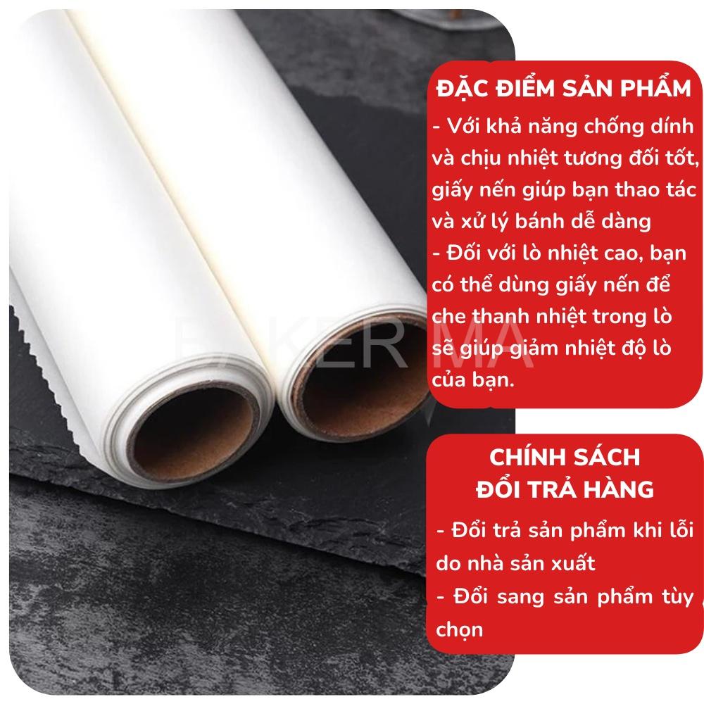 Giấy nến Eufood 30cm x 5m, Giấy nướng bánh không thấm dầu