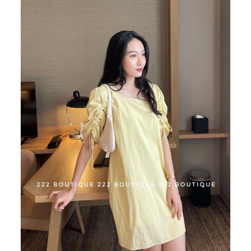 Váy suông inchoose tay bồng nhẹ