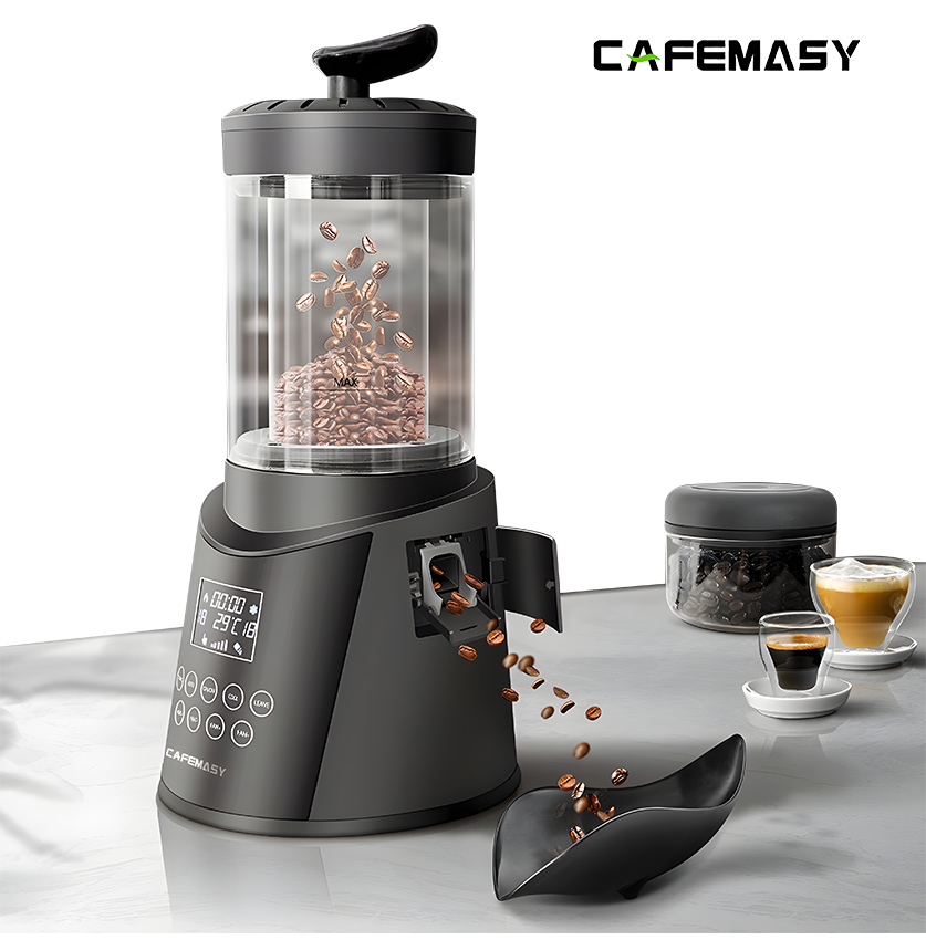 Máy Rang Cà Phê Công Nghệ Gia Nhiệt Không Khí – Cafemasy SCR-1306, Thương Hiệu Mỹ Cao Cấp, Chuyên Nghiệp [ HÀNG CHÍNH HÃNG ]