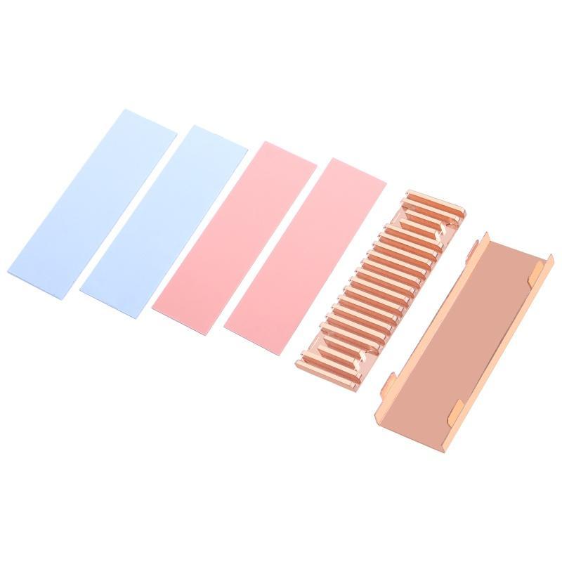 Bộ Tản Nhiệt Bằng Đồng Nguyên Chất Cho M.2 NGFF PCI-E NVME M2 SSD Tản Nhiệt 70x23mm