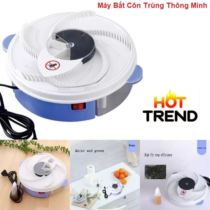 Máy Bắt Ruồi Tự Động 360 Độ - Thiết bị bắt ruồi Thông Minh , Máy diệt ruồi giá rẻ