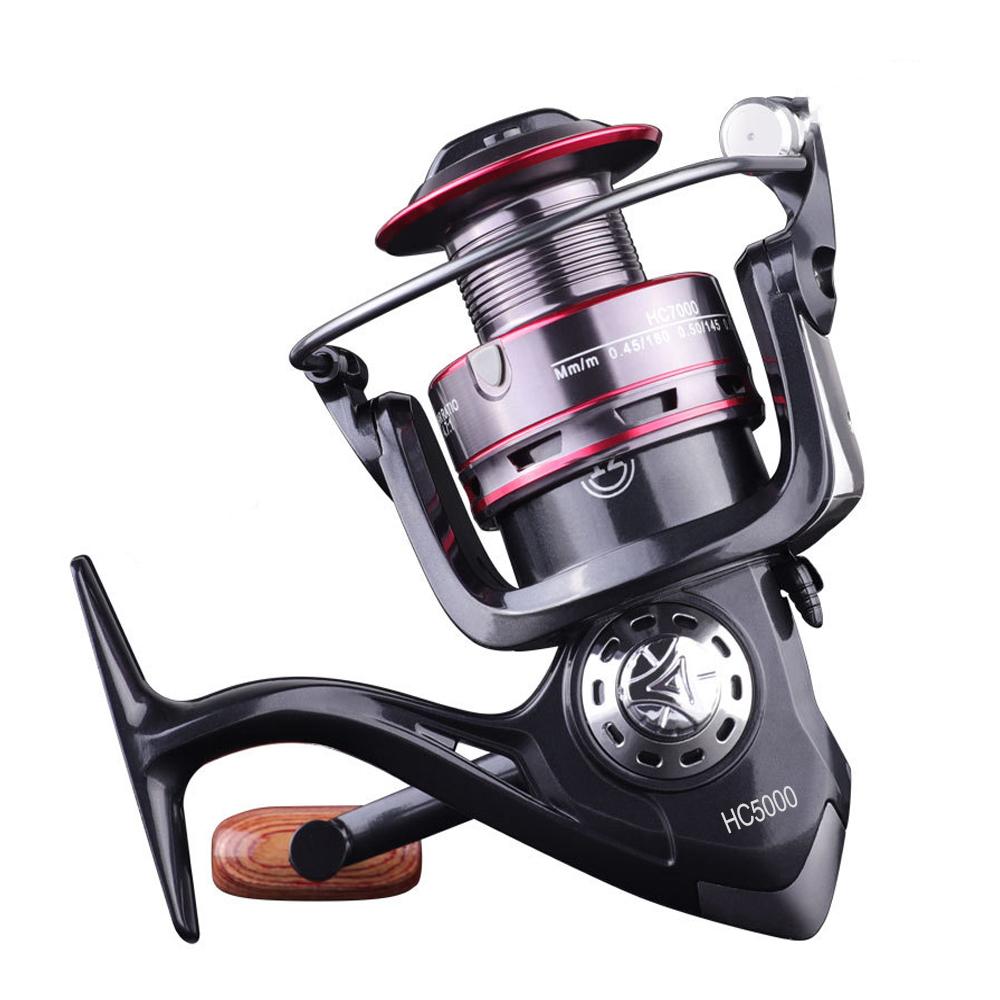 Máy câu cá cuộn tay quay kim loại đúc chất lượng cao