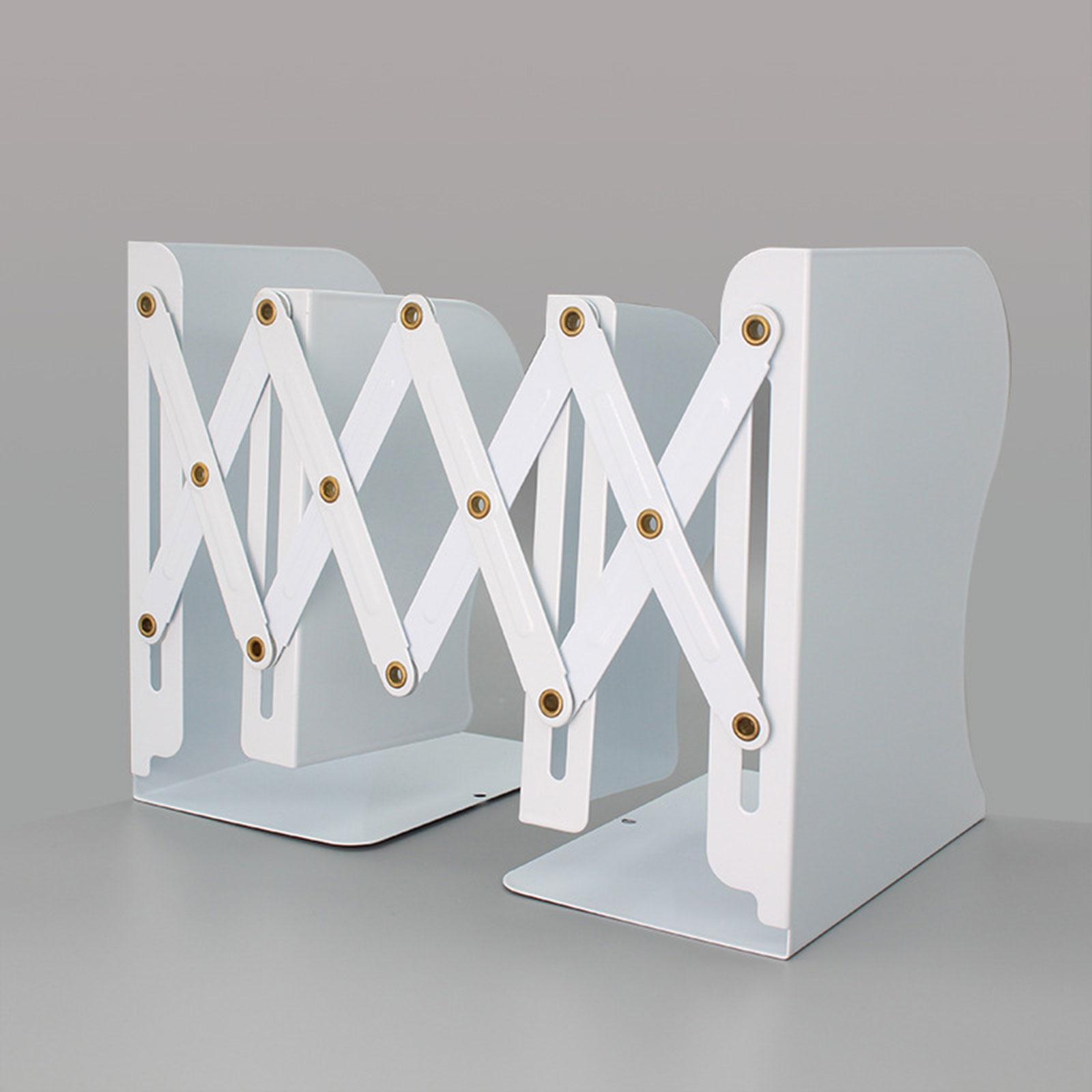 Adjustable Bookend Book Stand Book Binder Holder Magazine Organizer Non Slip