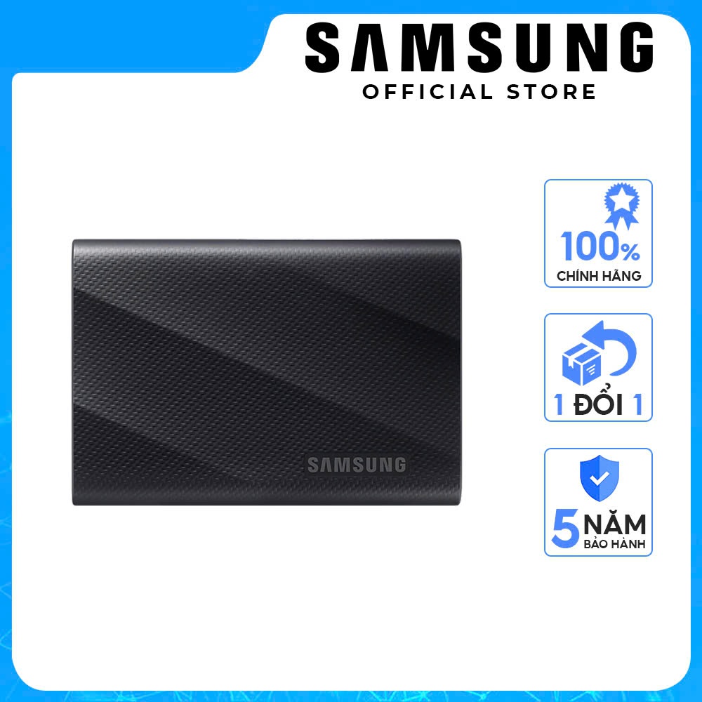 Ổ cứng di động SSD Samsung T9 Tốc độ đọc/ghi 2,000 MB/s 1,950 MB/s USB 3.2 Gen 2x2 - 1 Đổi 1 Hàng chính hãng