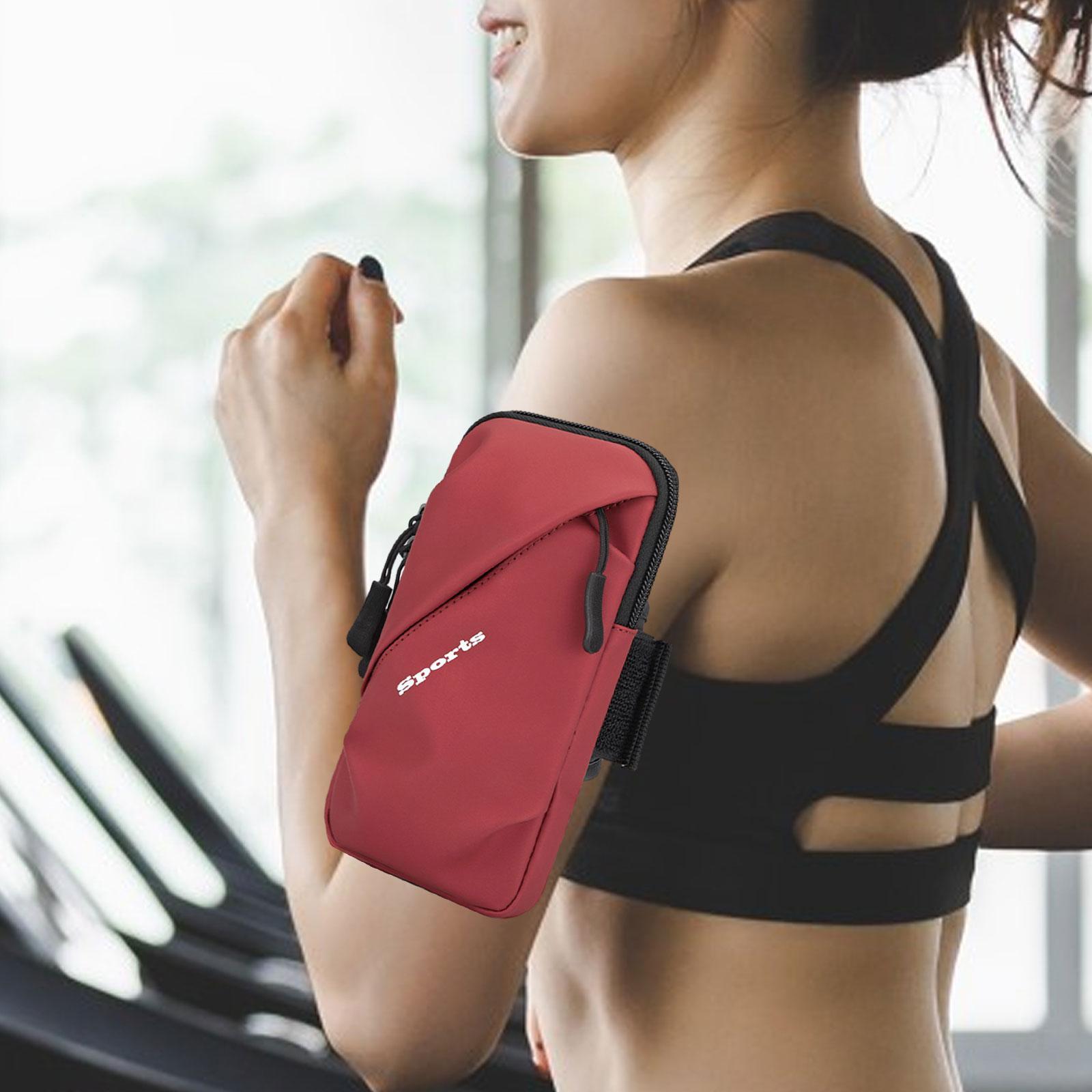 Phone Armband Bag Sports Arm Bag Cellphone Holder Gym Armbands Bag Phone Wristband for Running Jogging Workout Walking