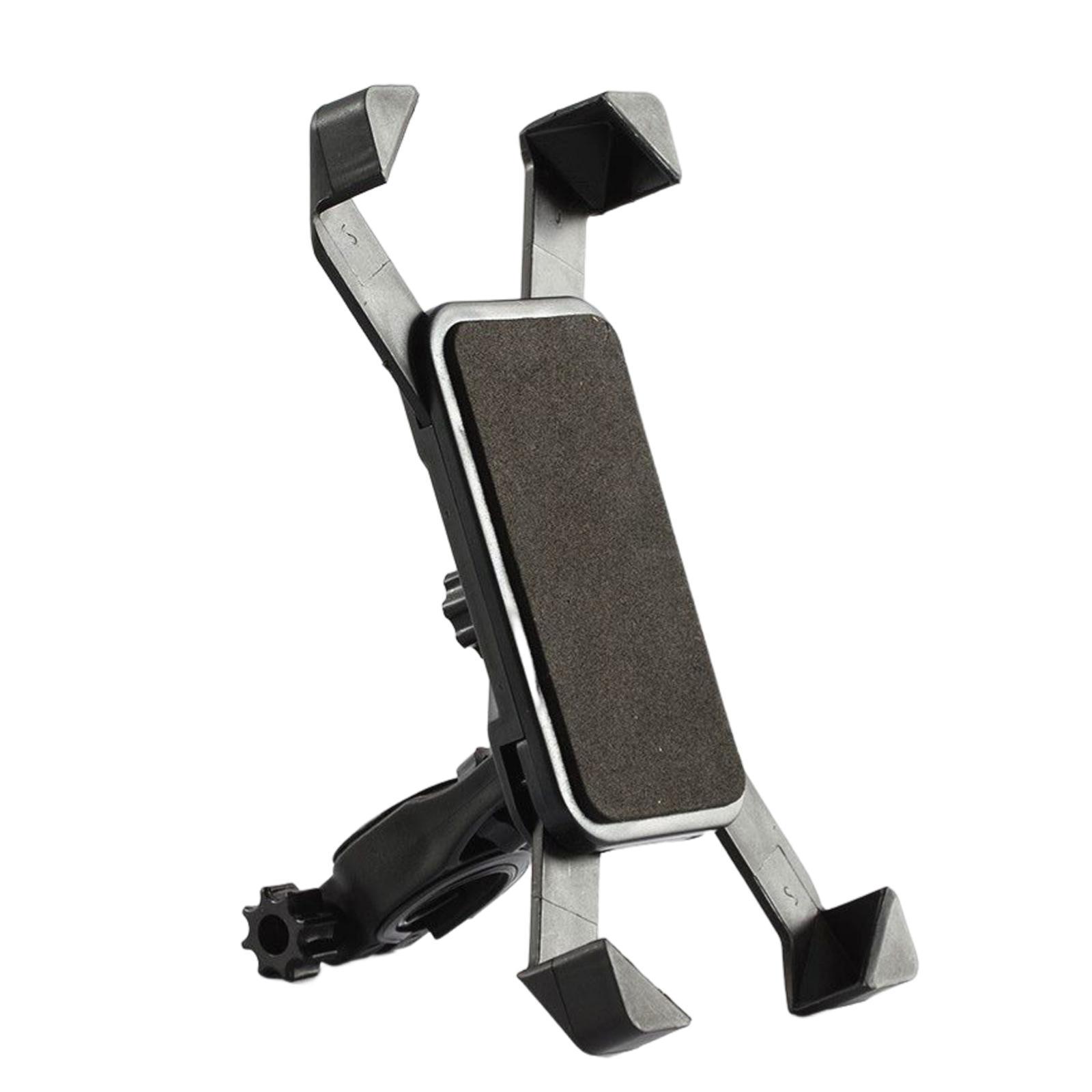 Universal Bike Motorcycle Handlebar Mount Holder Mobile Phone Bracket Black