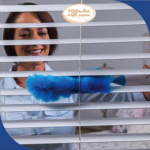 Chổi Lông Quét Bụi Tĩnh Điện Tự Động 360 độ, Chổi Quét Bụi Tích Điện Spin DUSTER Thông Minh Đa Năng Chức Năng