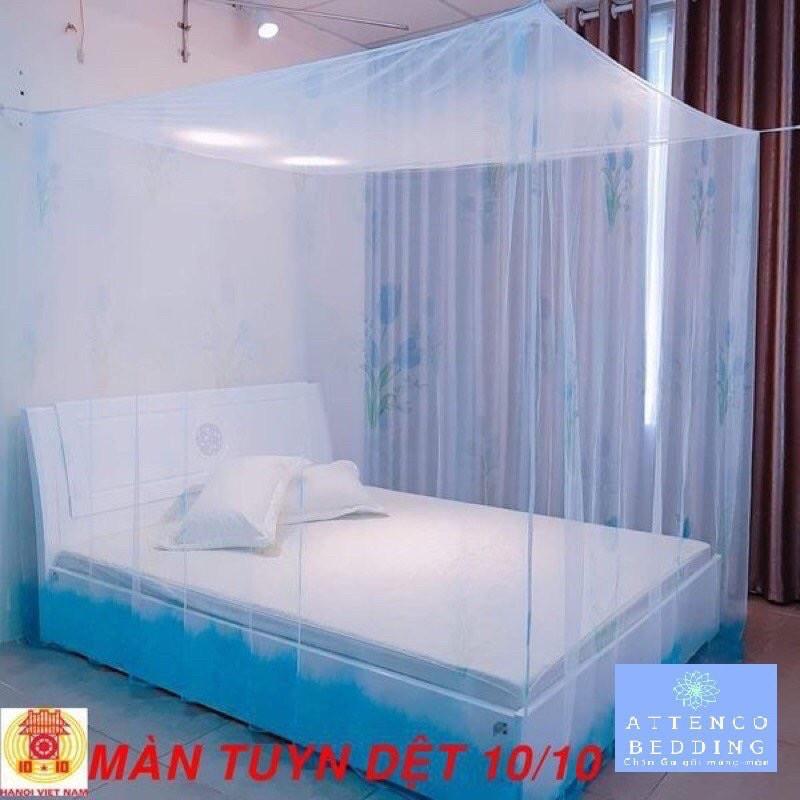 Mùng dây tuyn hoa | Màn thủ đô 10/10 cao 2M màn chân cao không cửa(size1m2-1m6-1m8-2mx2m2)Bảo hành 1 đổi 1 trong 7 ngày