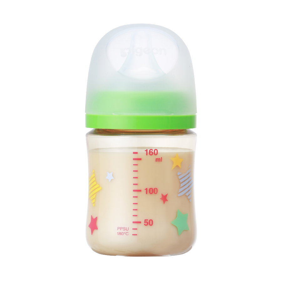 Bình Sữa Pigeon PPSU Plus Thế Hệ III Phiên Bản Nhật Ngôi sao 160ml/240ml