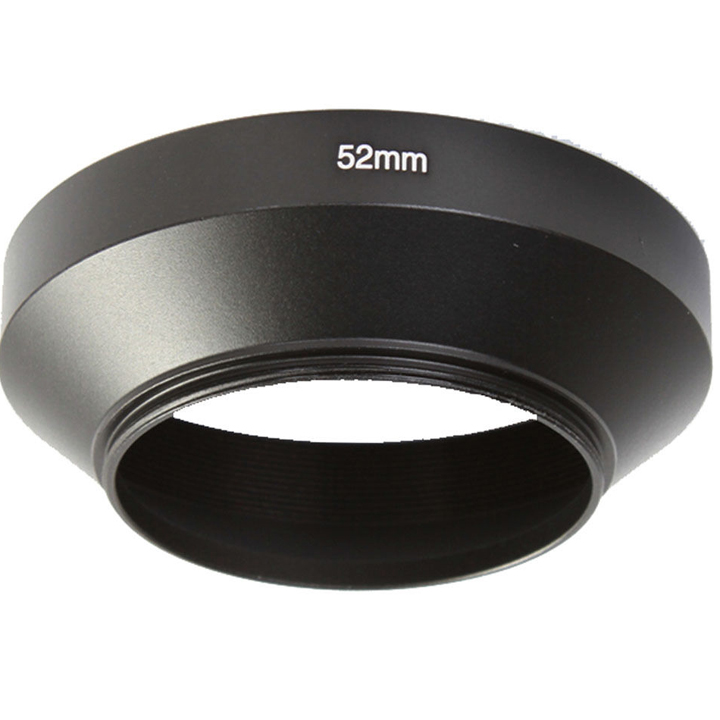 Lens hood loa che nắng Nhôm 52mm góc rộng wide angle